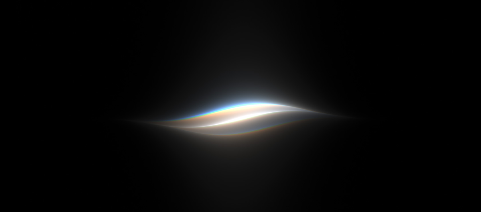 Una onda colorida que simboliza Siri AI