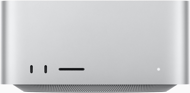 Mac Studio 的正面
