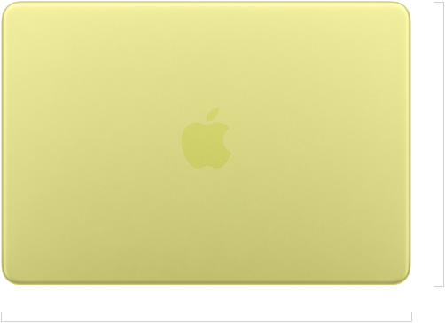 MacBook Neo 13 吋的機身外觀，機蓋合上，Apple 標誌在正中央